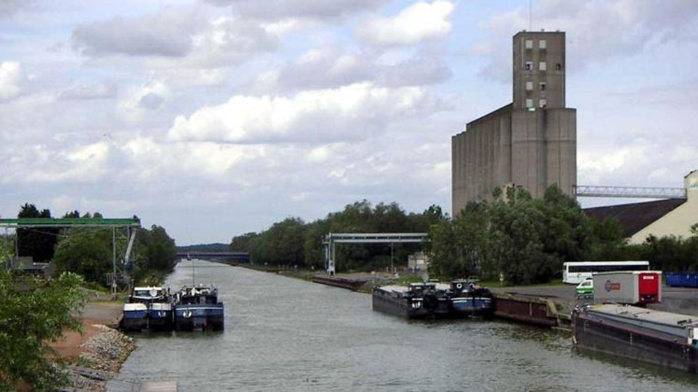Le canal du Nord à Marquion, dans le Pas-de-Calais. © Wikimedia